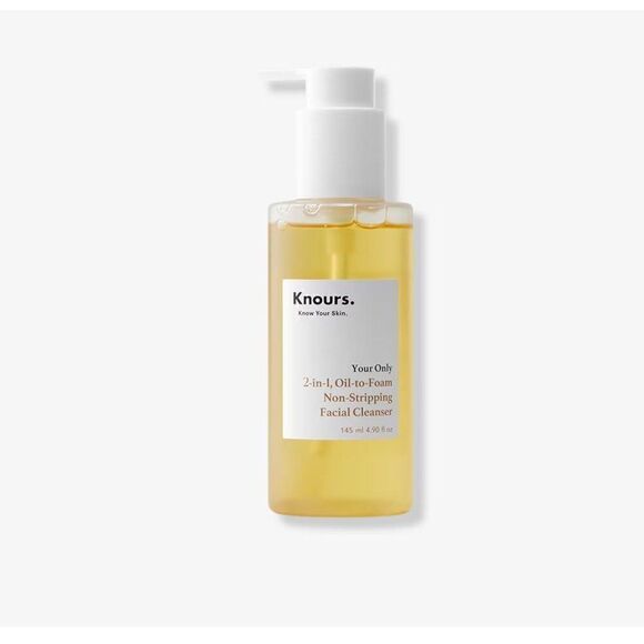 Knours. 2-in-1 Oil-to-Foam Non-Stripping Facial Cleanser 145ml/4.9oz - Picture 1 of 7